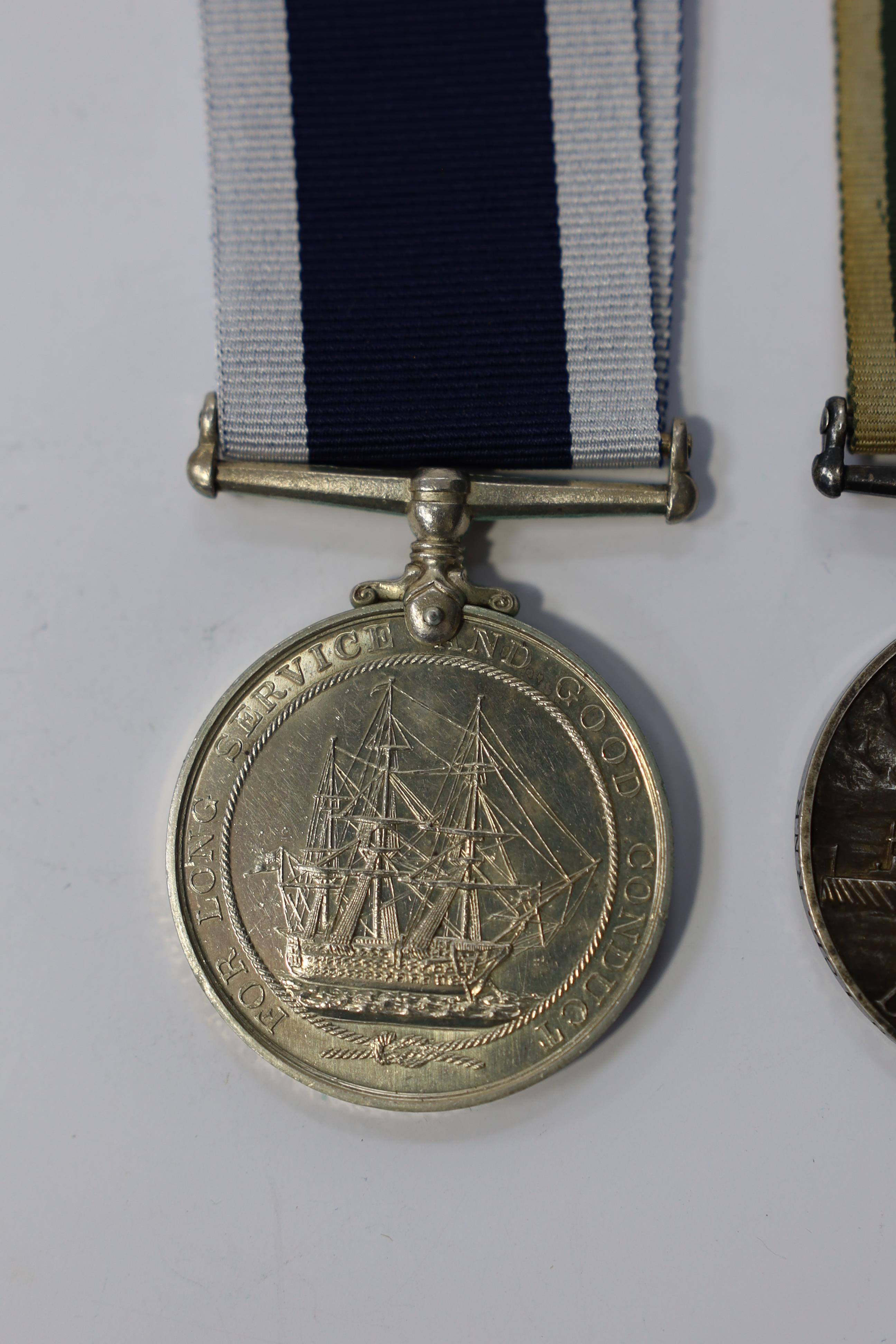 Three LSGC medals; Ed VII Royal Naval LSGC to 158678 J.A.Ford, Boat'n, H.M.Coast.Guard; Geo V Royal Naval LSGC to M.39756L.Parvin.R.P.O. H.M.S.Dunedin; Ed VII Royal Naval Reserve LSGC to D.3299 W.H.Pender, Sea'n 1.CL, R.